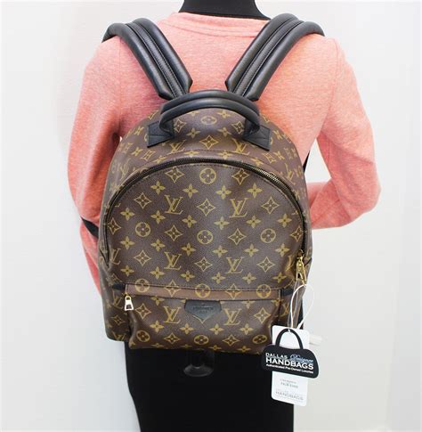 lv palm springs backpack sizes